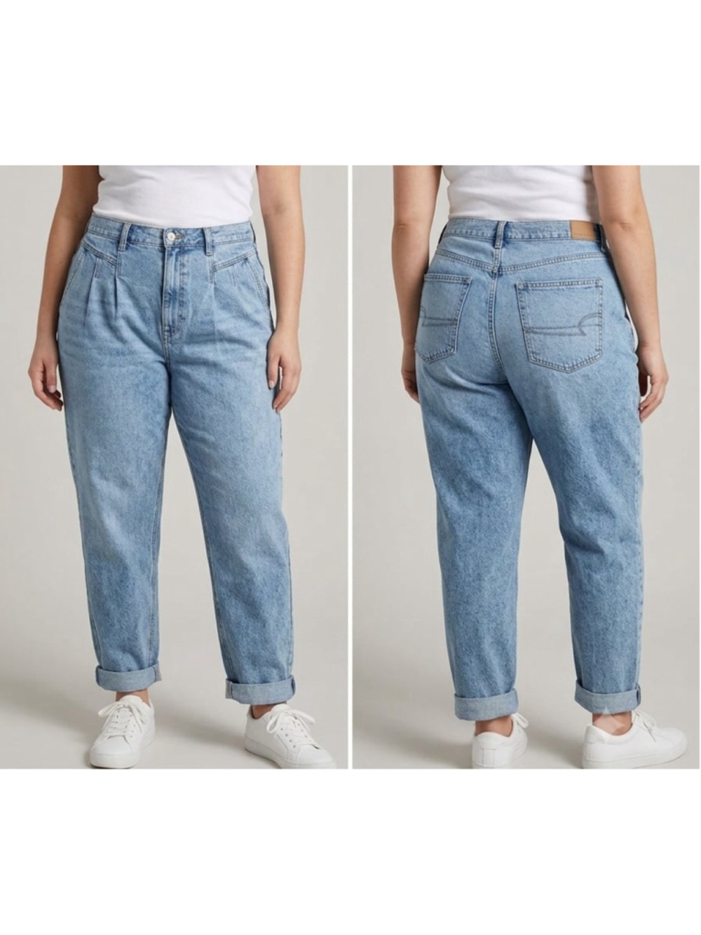American eagle mom jeans size